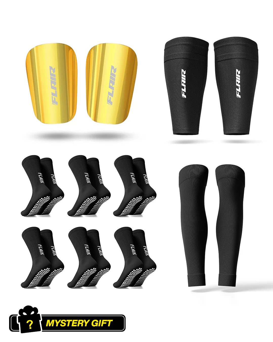 Anniversary Bundle - Gold Shin Pads